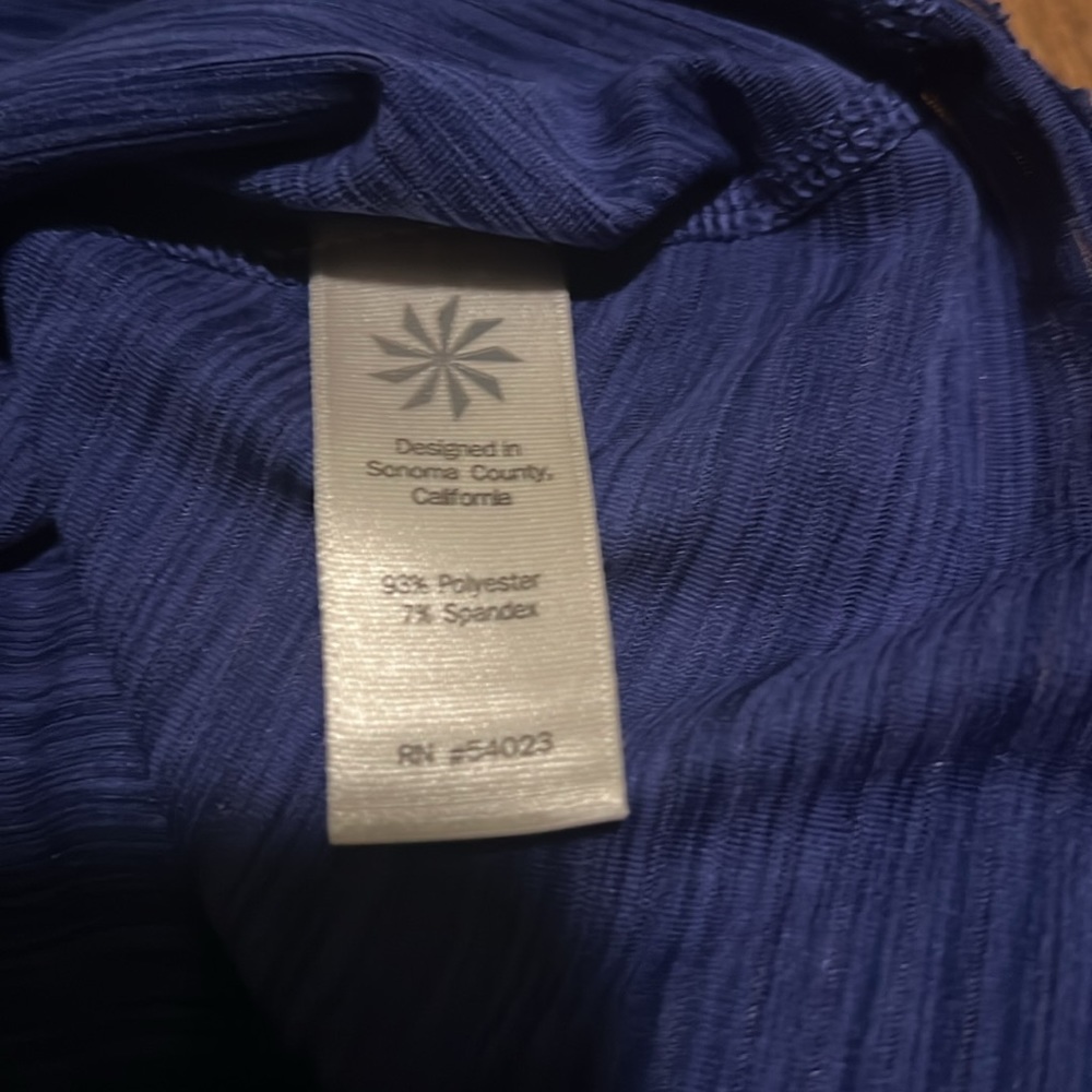 Athleta Blue Racerback Tank Top - Picture 4 of 4